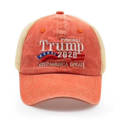 China 2020 COMMON Donald Trump Trucker Mesh Baseball Cap Hat for sale