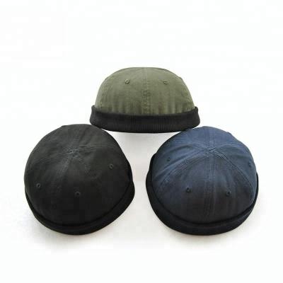 China Plain COMMON cotton baseball cap without Bill for sale