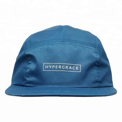 China JOINT Private Fashion Custom Empty Blank Panel Hat 5 Panel Unstructured Nylon Strap Hat for sale