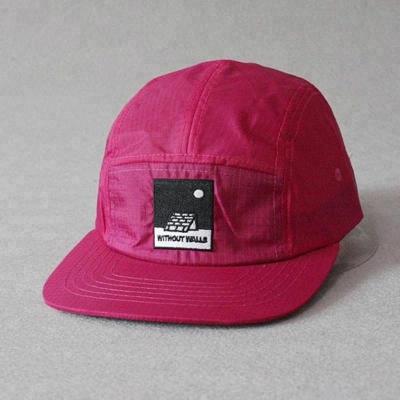 China JOINT Custom Logo Polyester /Nylon Rope 5 Panel Embroidery Kids Snapback for sale