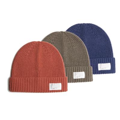 China COMMON No Logo Cashmere Wool Beanie Hat Merino Hat for sale