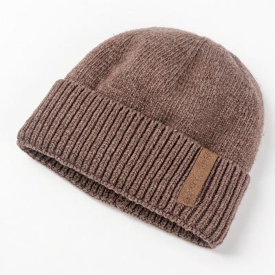 China JOINT Beanies Knit Mens Winter Hat Wool Caps Custom Winter Fashion Hats for sale