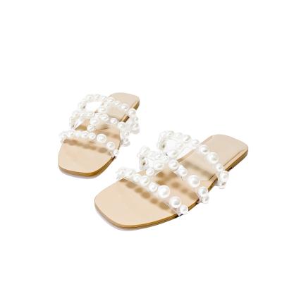 Китай Lightweight Newcomers Wholesale Flat Bottom Women's Shoes Summer Pearl Beach Platform продается