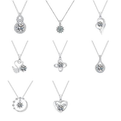 China Stone Hop Je Necklace S925 Sterling Silver Momulberry Stone Hip Four Leaf Clover Diamond Classic Love Fashion Momulberry Jewelry for sale