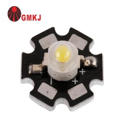 China AlGaInP 1W 3W 5W High Power Led With PCB Star Heatsink for sale