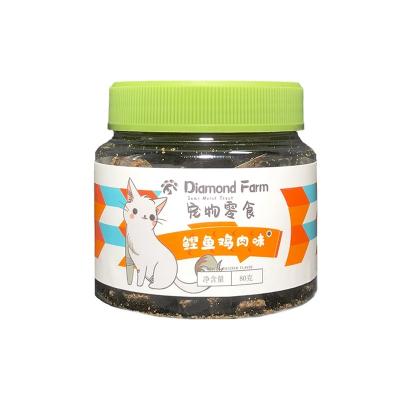 China Sustainable Private Label and Customized Formula Pet Treats Chews Bonito Cat Snacks Soft Chews Pet Food for sale