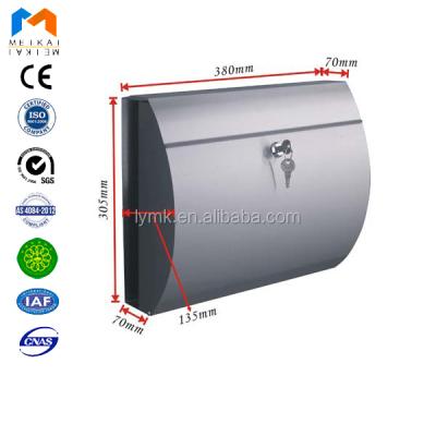 China Import China Products Heavy Duty Stainless Steel Mailbox Mailbox Wall Mounted Outdoor Mailbox for sale