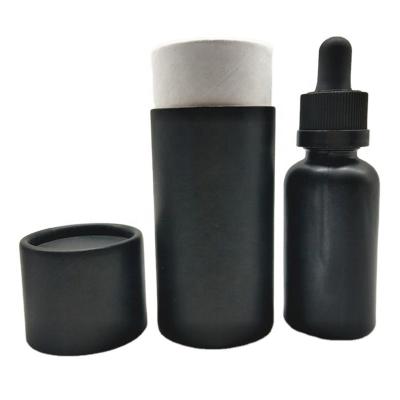 China Personal Care 5ml 10ml 15ml 20ml 30ml 50ml 100ml Black Essential Oil Glass Dropper Bottle With Package for sale