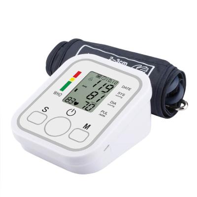 China DC6V/500MA or 4 AAA Batteries Digital Blood Pressure Monitor with Led Screen Big Cuff Tensiometro Meter Sphygmomanometer for sale