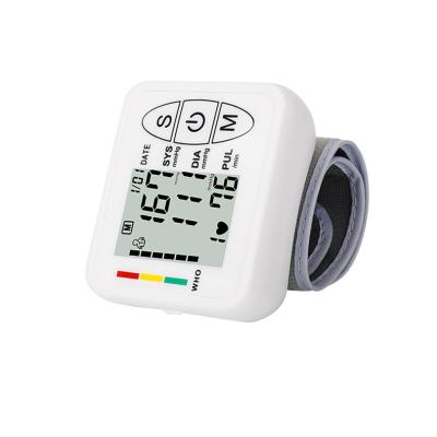 China 2 AAA Batteries BP Machine Tensiometer Sphygmomanometer Monitor De Pressao Sanguinea Presion Digital Wrist Arterial Blood Pressure Monitor for sale