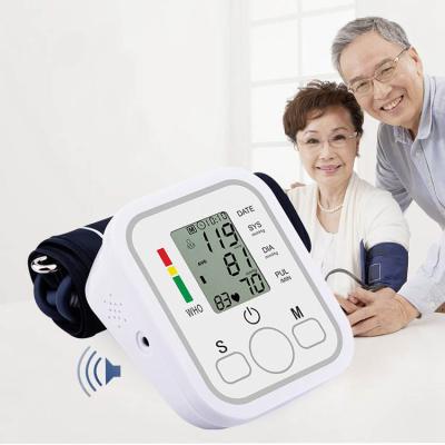 China DC6V/500MA or 4 AAA Batteries Backlight Electronic Digital Arm Cuff Blood Pressure Monitor Boiling Point Blood Pressure Monitor Meter for sale