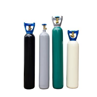 China Wholesale 10L-50L Oxygen Gas Cylinders Argon/He/N2 Oxygen Gas Cylinders Gas Tanks for sale