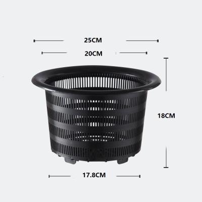 China Greenhouse Eco - Friendly Plastic Plant Hydroponics Growing Trays Basket For Plant Nursery for sale