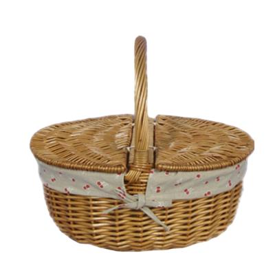 China Europe Baskets For Sale, Winer Rattan Made In Vietnam, Willow Shopping Garden Basket for sale