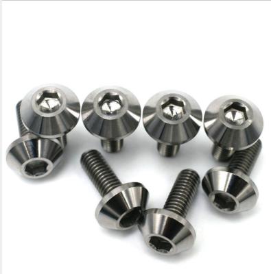 China Wholesale High Quality Truss Tc4 Racing Titanium Alloy Screw Bolts for sale