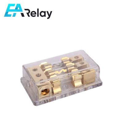 China Car Audio Car Audio Speaker Modification One Three Fuse Holder Transparent Fuse Holder 60A for sale