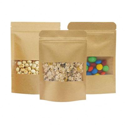 China Recyclable Wholesale Paper Zipper Bag Coffee Kraft Bags With Valve And Zipper for sale