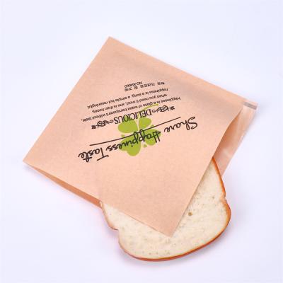 China OEM CMYK/Pontone Greaseproof Wax Waffle Double Layer Double Layer Triangle Oil Proof Paper Roll Disposable Bag for sale