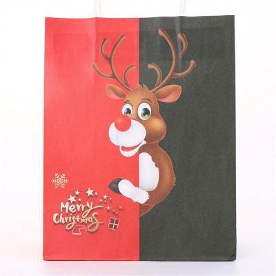 China 120gsm Disposable Eco Friendly Customized Compostable Biodegradable Paper Christmas Paper Candy Clothing Bag 90X200Mm for sale