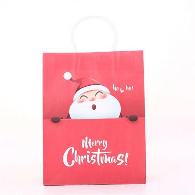 China Wholesale Black Disposable Low Price Custom Kraft Paper Customized Flat Bottom Small Christmas Candy Paper Candy Bags for sale