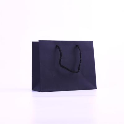 China Wholesale Disposable Black Rose Custom Low Price Art Merchandise Jewelry Paper Shopping Tote Bags With Handles for sale