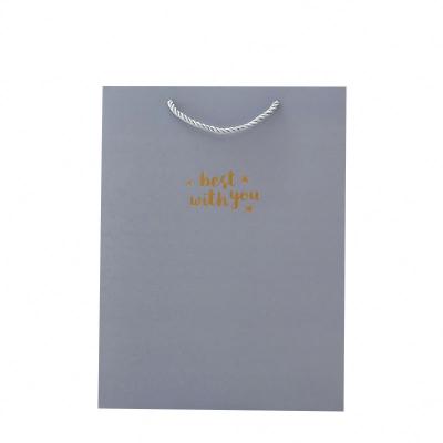 China Custom Logo Printed Gift Shopping Art Paper Bags Famous Brand Recyclable Cheap Prices With Cotton Handle for sale