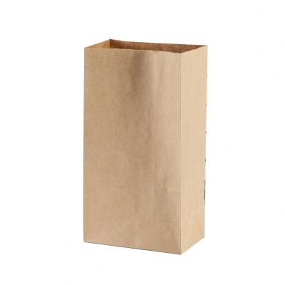 China Custom Print High Quality Recyclable Logo Customized Colored Wax Shopping Packaging Self Open Paper Bag for sale