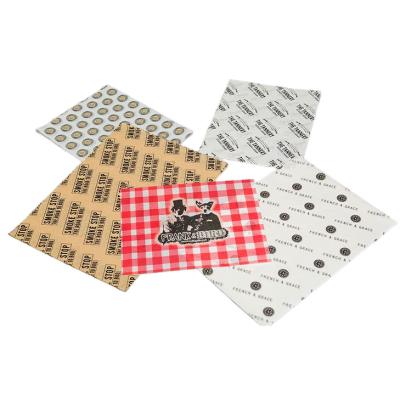 China Manufacturer Wholesale Custom Wrapping Greaseproof Paper for Bread Sandwich Paper Bags for sale