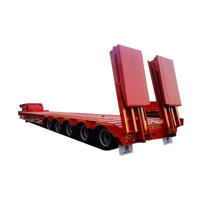 China 2 Axle 3 Axle 4 Axle Lowbed 80 Ton 100 Ton 120 Ton 150ton Low Loaders 40ft Containers Hydraulic Semi Trailer 1 - 1 Units for sale