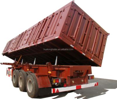 China Low Price Trailer Truck Side Wall Semi Trailer with High Quality Made in China 40ton to 60 Ton Drop Side Wall Semi Trailer Sidewall for sale