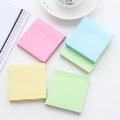 China 51*76mm Hot Self Adhesive Or Silk Belt 2*3 Promotion Gift Memo Pad Executive Sticky Notes Customized Office Writing Notepad for sale