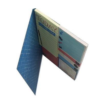 China Self Adhesive Hard Cover Notepad Custom Combined Printed Re-sticky Sticky Notes for sale