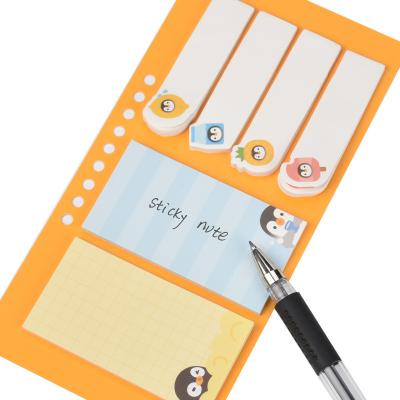 China Custom Printed Self Adhesive Promotional Popular Adhesive Sticky Notepad Logo Memo Pad Manufacturer for sale