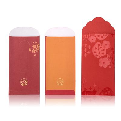 China Gift Envelope Custom Printed Red Packet Envelope Custom Red New Year Envelopes Packets for sale