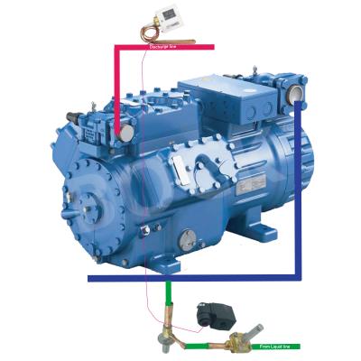 China 25HP universal refrigeration parts and complete liquid injection kits are suggested in high adiabatic index refrigerant cycles, such as R23, R14, R170 for sale