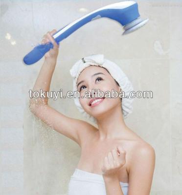 China LUFFA Long Handle Electric Back Scrubber, Shower Back Scrubber for sale