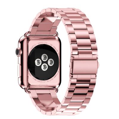 China For Apple Watch Amazon 2021 Dropshipping For Shopify Classic High Quality Stainless Steel Strap Smart Watch Band For iwatch 1/2/3/4/5/6 for sale