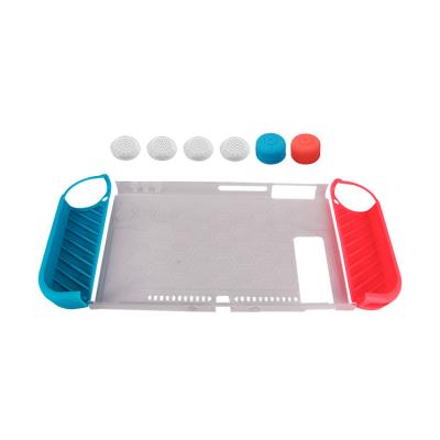 China Video Game Accessories Protective KJH Hard Crystal Case Protector 9 in 1 Set for Switch Controller for sale