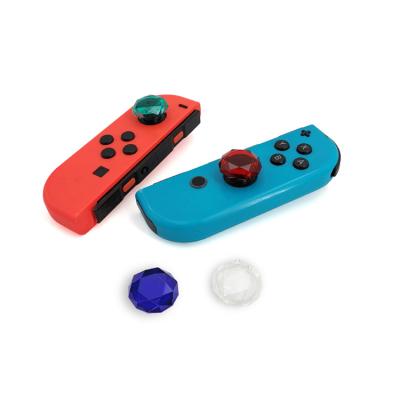 China Increase Hand Feel KJH Factory Diamond Cut Design Protective Thumbstick Cap Joystick Cap for Switch and Lite for sale