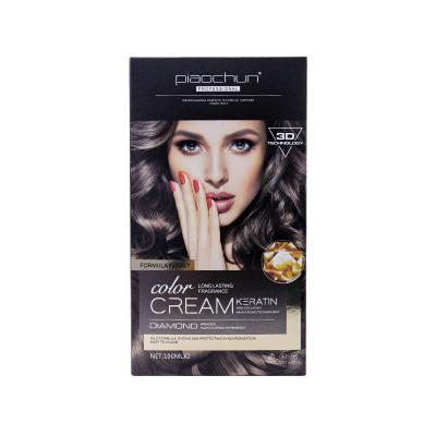 China Ammonia Free Hair Color Cream For Covering White Hair Multi Stage Color 100ml for sale