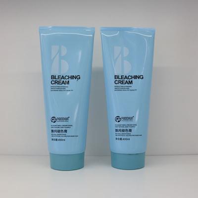 China White Color Hair Bleaching Cream Mild Formula Quick Fading Lift Up To 9 Levels for sale