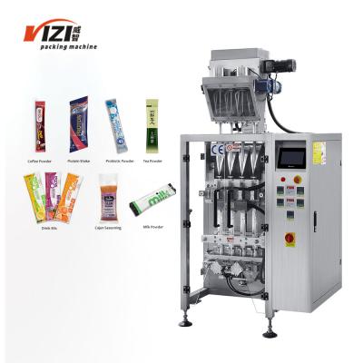 China Vertical Food Form Fill And Lane Multi Line Stick Seal Pack Sachet Multi Line Packing Machine For Powder With Factory Price for sale