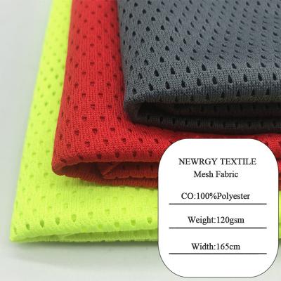 China Anti Pill DTY/FDY 11*1 mesh 100% Polyester Mesh Fabric for uniform tank tops/sportswear/basketball basketball/basketball shorts for sale