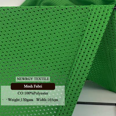 China Anti Pill Mesh Triangle Hole Warp Knitted Mesh Fabric For Sports T-shirt Tank Top Breathable Material for sale