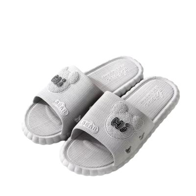 China Washable Comfortable Indoor Bath Hotel Women Shower Quick Dry Non-slip Slides Lightweight PVC Spa Unique Slippers Swimming Pool Slippers for sale