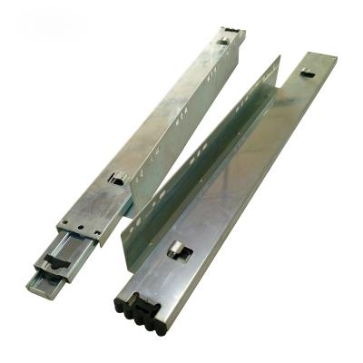 China Electric Concealed Cabinet Drawer Slides 45mm Ball Bearing Slide Telescopic Track For Drawers for sale