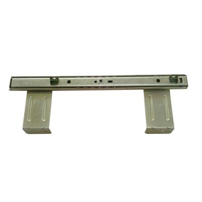 China Interior Desktop Keyboard Bracket Removable Drawer Guide Two Piece Slide Rail for sale