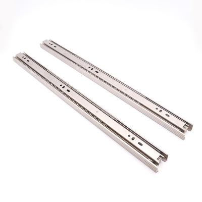 China 35mm Industrial Telescopic Drawer Channel Full Ball Bearing Slide Lift Up Runner Rails for sale