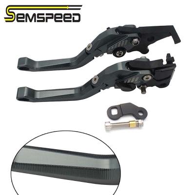 China SEMSPEED CNC Aluminum Folding Lever For Yamaha YZF R1 2002-2003 YZF R6 1999-2004 FZ1 FAZER 2001-2005 R6S USA VERSION R6S CANADA VERSION 2009 for sale