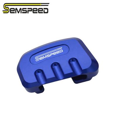 China Semspeed Aluminum CNC For Honda PCX125 150 160 1 Piece Motorcycle CNC Big Foot Kickstand Side Stand Enlarge Extend Pad for sale